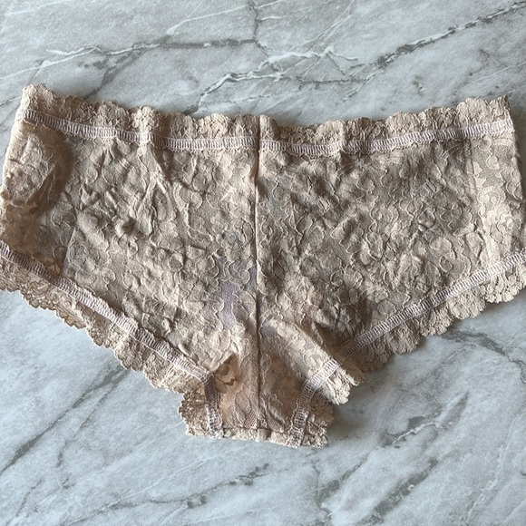 NWT HANKY PANKY Signature Lace Boyshort Women's size S in Chai color - Picture 5 of 5